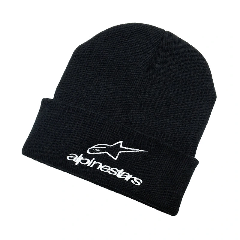 Alpinestars embroidered autumn and winter warm knitted hat