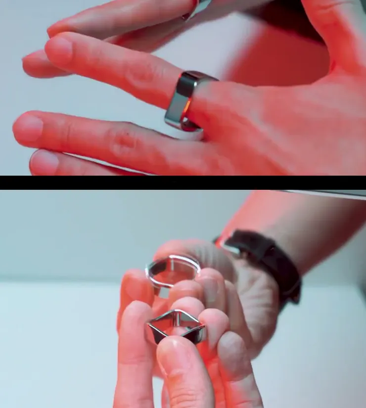 Ring illusion radius