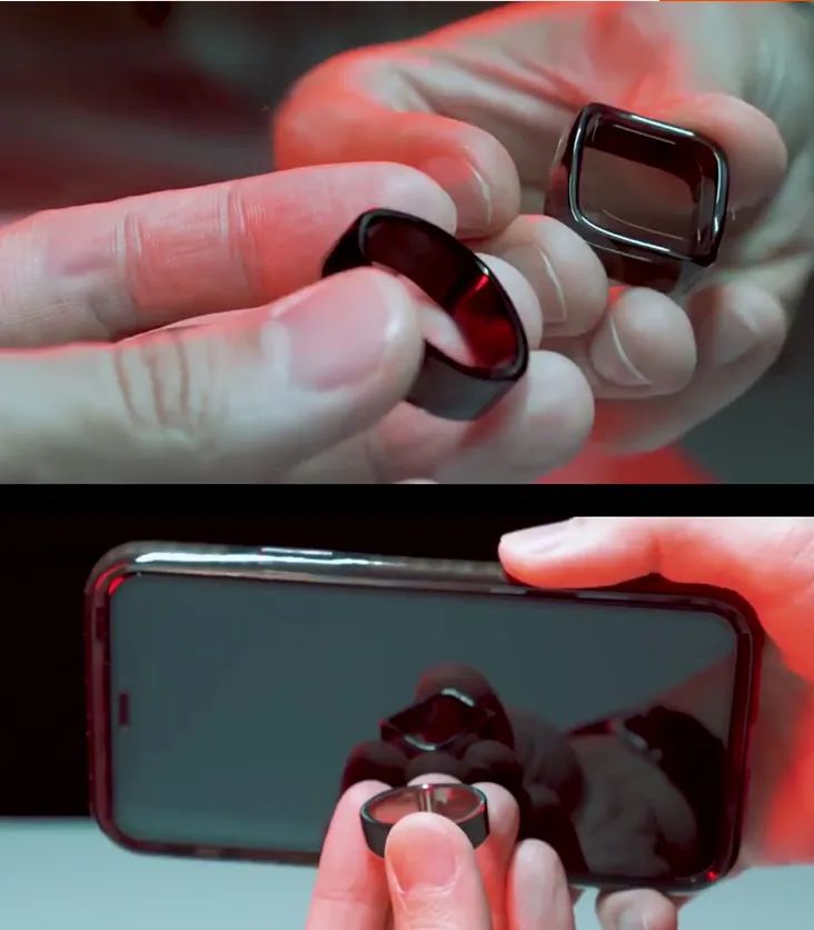 Ring illusion radius