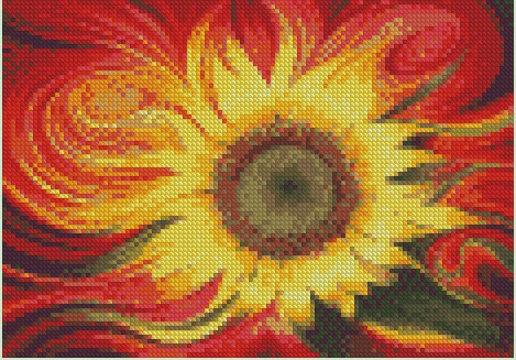 Sun Flower Diamond Painting