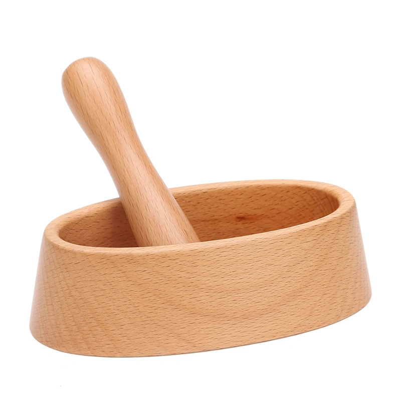 Wooden Manual Garlic Masher Garlic Household Garlic Masher