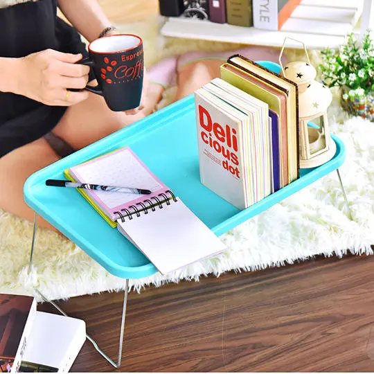 Computer folding table in bed