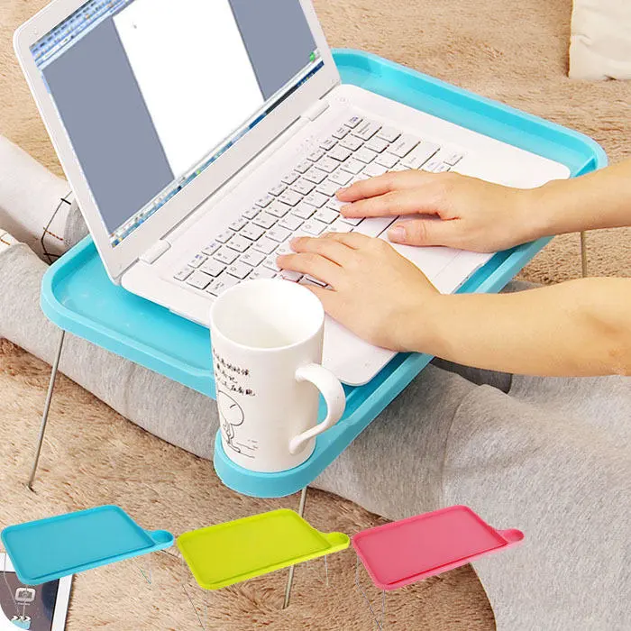 Computer folding table in bed