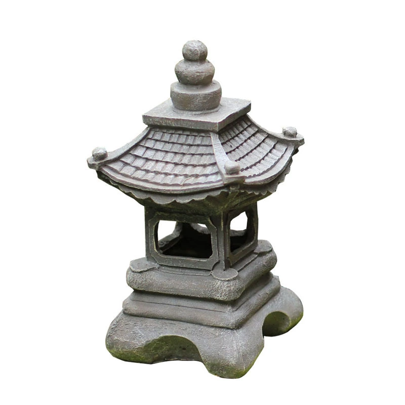 Outdoor Floor Japanese Garden Decoration Palace Lantern Stone Lamp