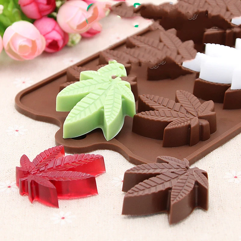 Diy leaf chocolate molds