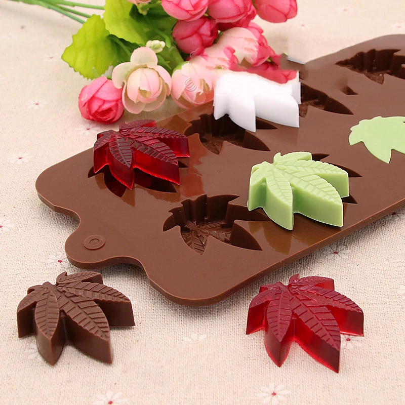 Diy leaf chocolate molds