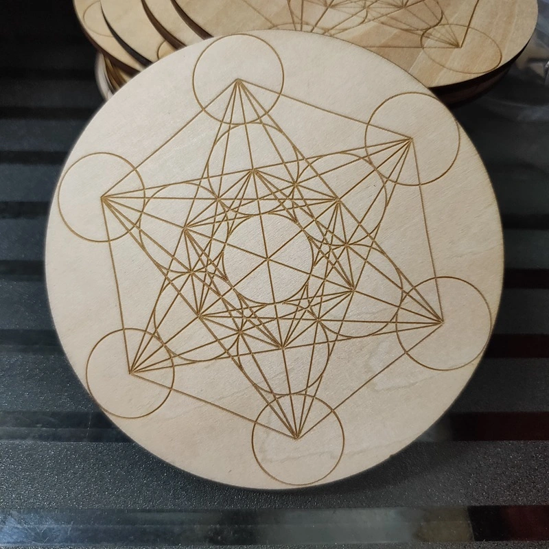 Flower Of Life Pattern Creative Home Wooden Crafts