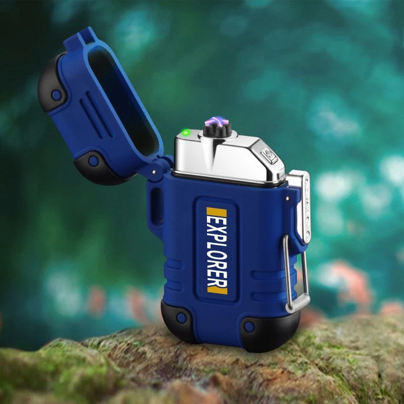 Windproof and silent cigarette lighter