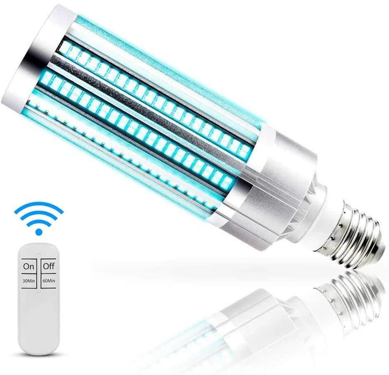 Remote control timing UV ultraviolet sterilization corn bulb