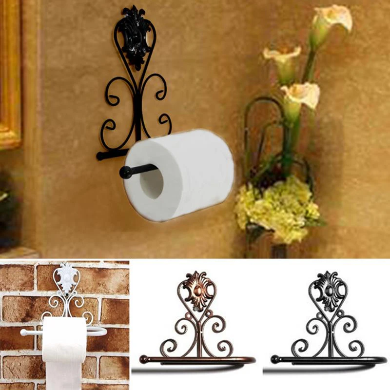 Roll paper towel holder