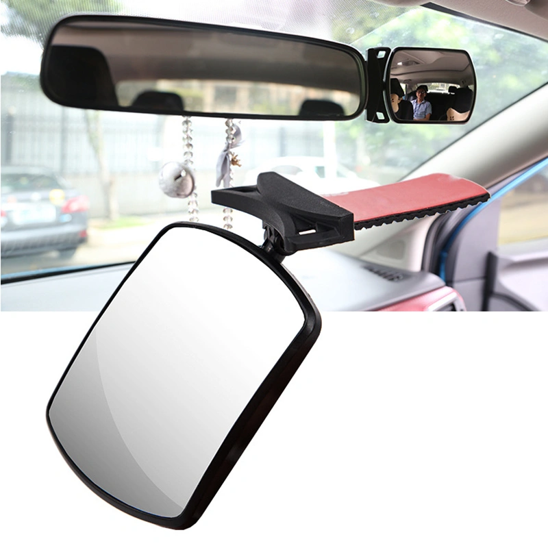 Infant and child car seat auxiliary mirror