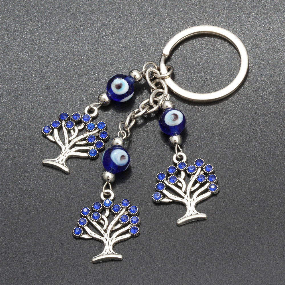 Blue eye keychain