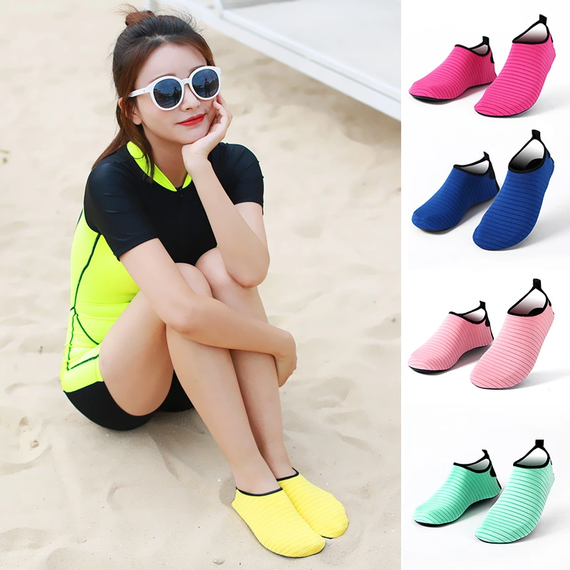 Solid color parent-child beach shoes