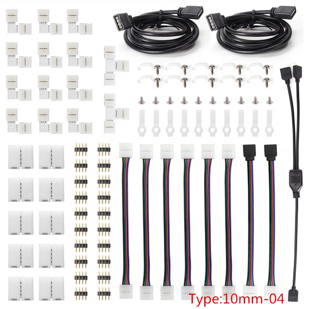 Fixing clip connecting line accessories set