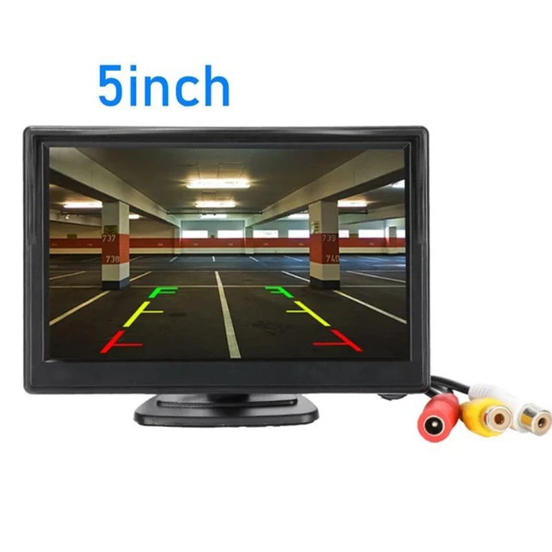 Car Monitor 5 Inch Hd Rear Mirror for Backup Camera