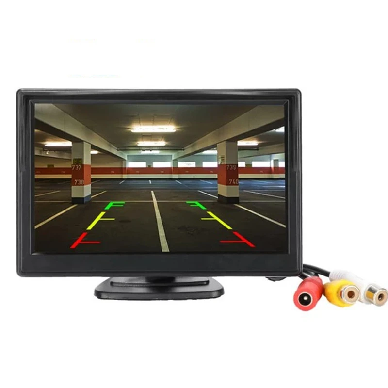 Car Monitor 5 Inch Hd Rear Mirror for Backup Camera
