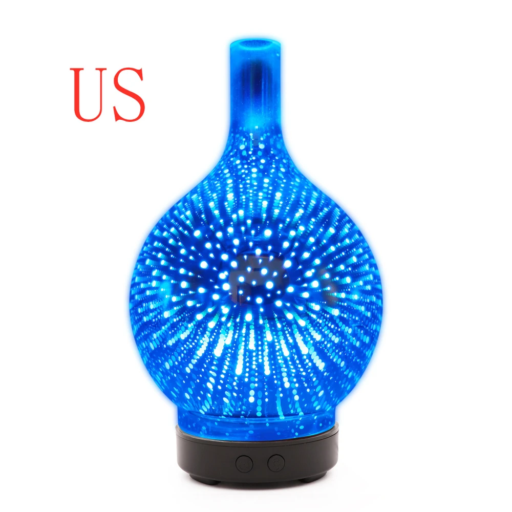 Colorful night light LED aroma diffuser