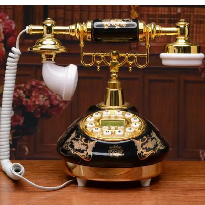 European High-end Retro Ceramic Telephone