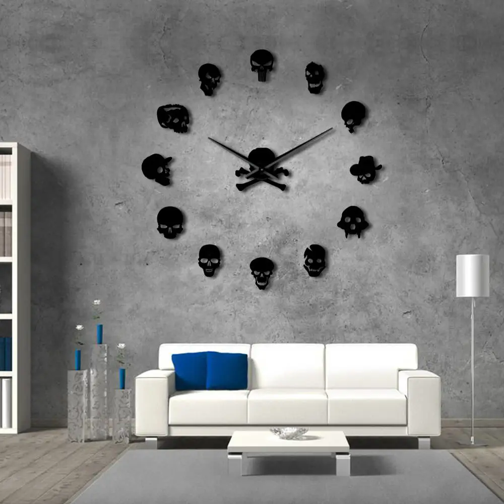 Skull DIY Wall Clock