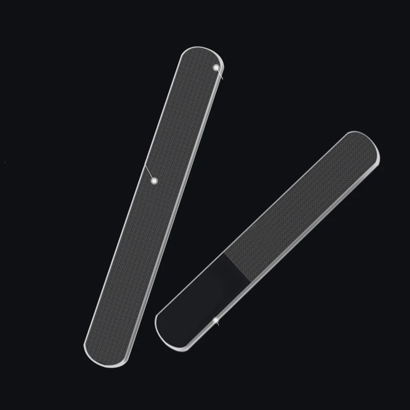 Crystal combination glass nail file