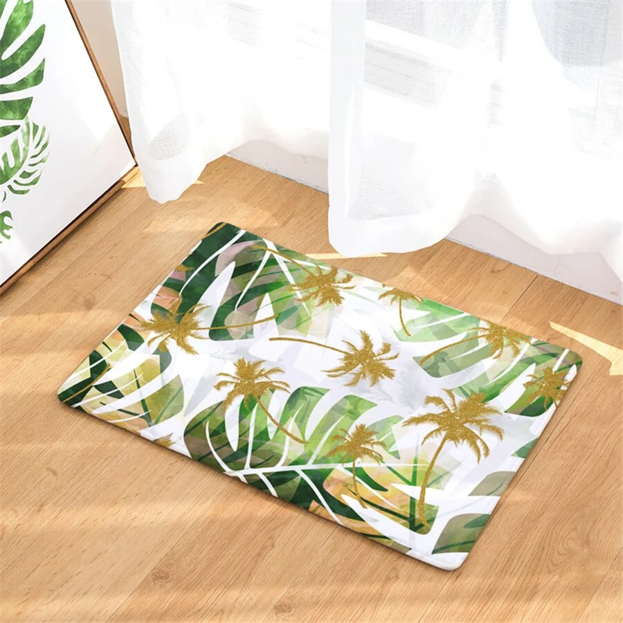 Printed floor mat