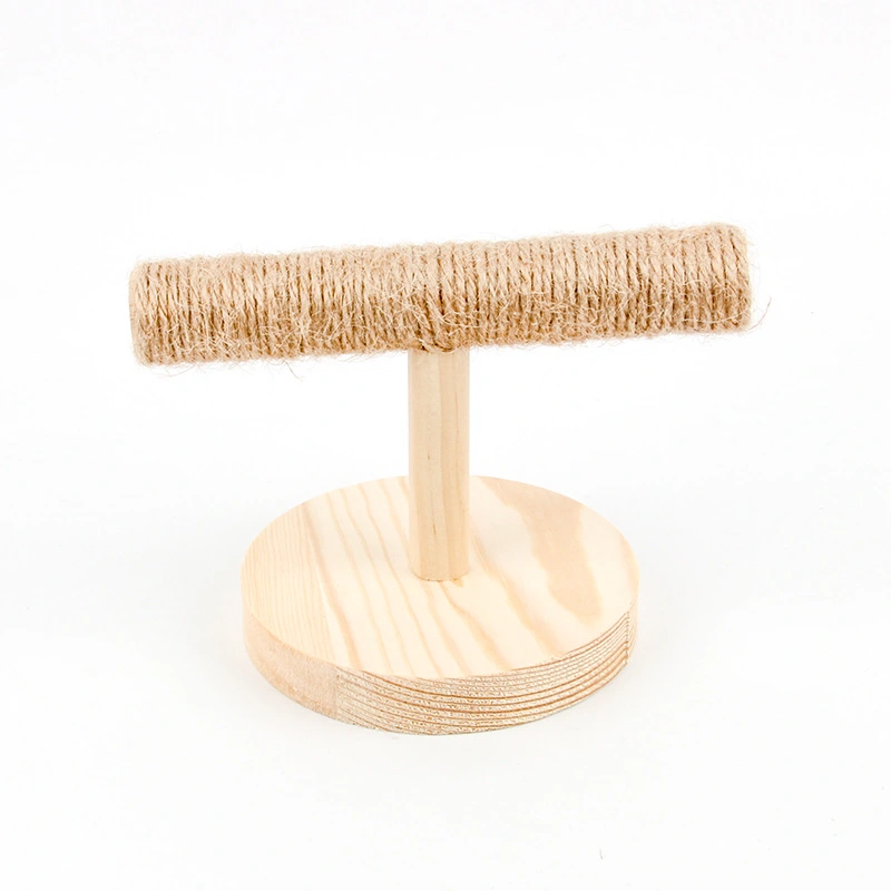 Office parrot wooden twine stand bird toy