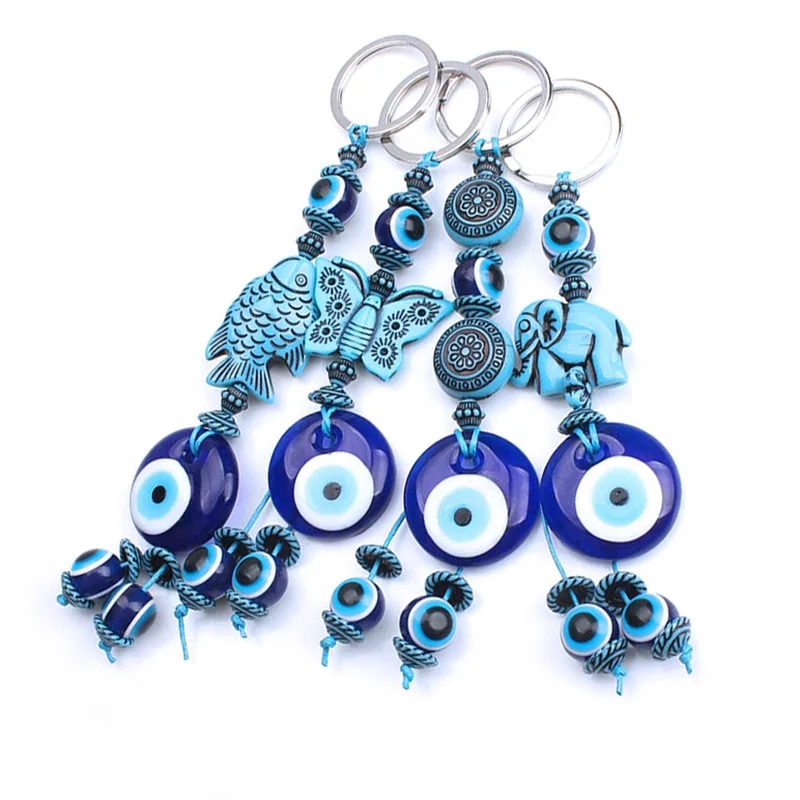 Eye butterfly keychain