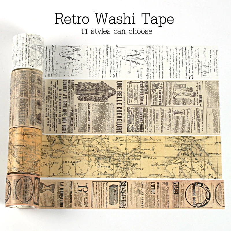 Retro Goth notebook DIY tape