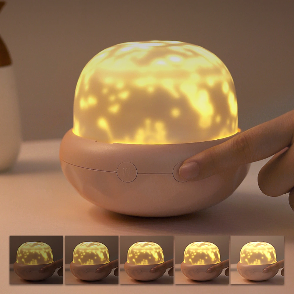 Mushroom blossoming projection lamp
