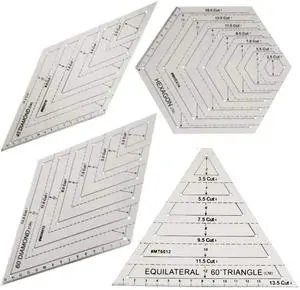 Hand drawing ruler set