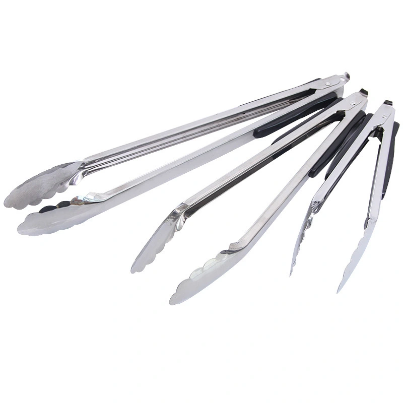 Stainless Steel Barbecue Bread Cake Tongs