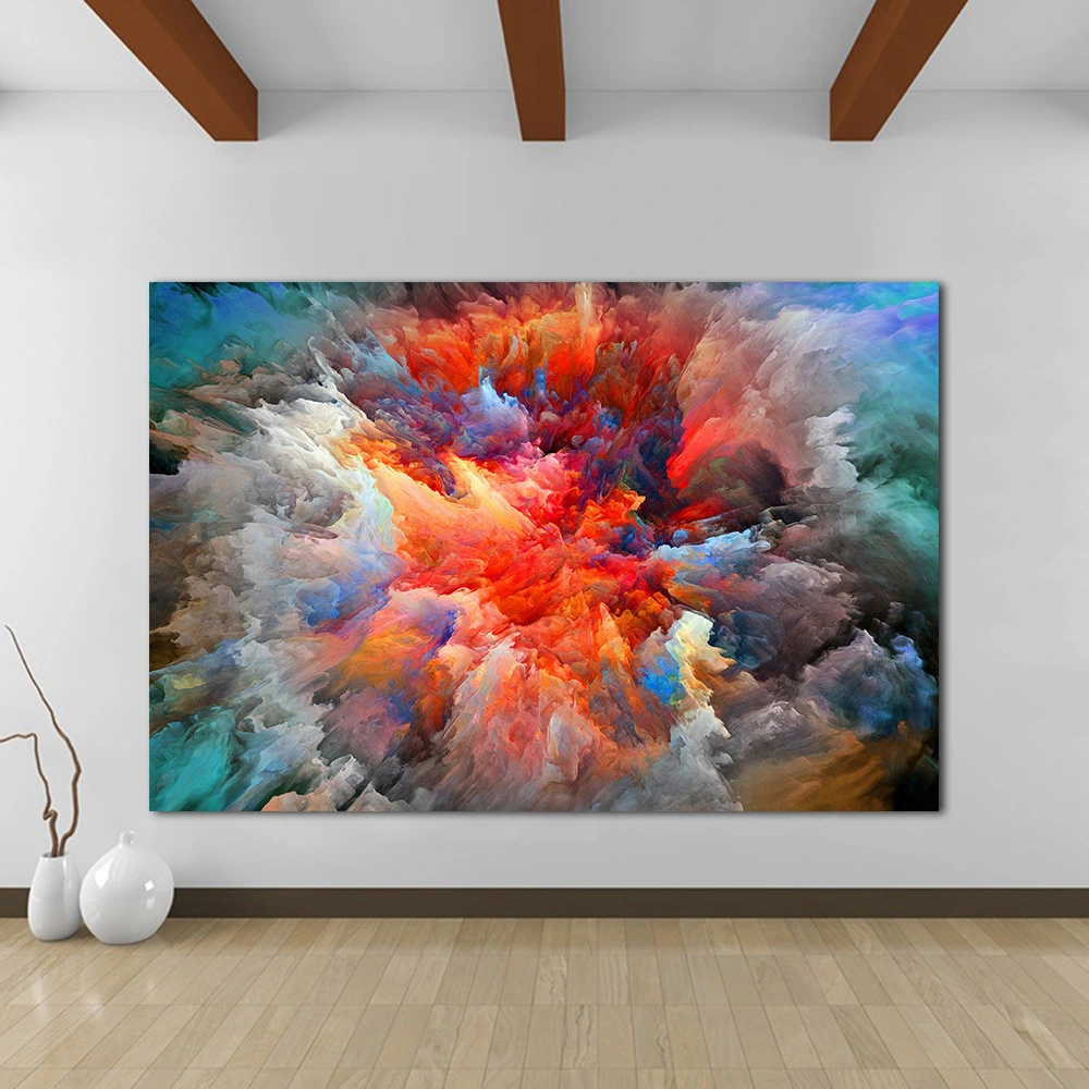 Single abstract cloud modern decorative painting