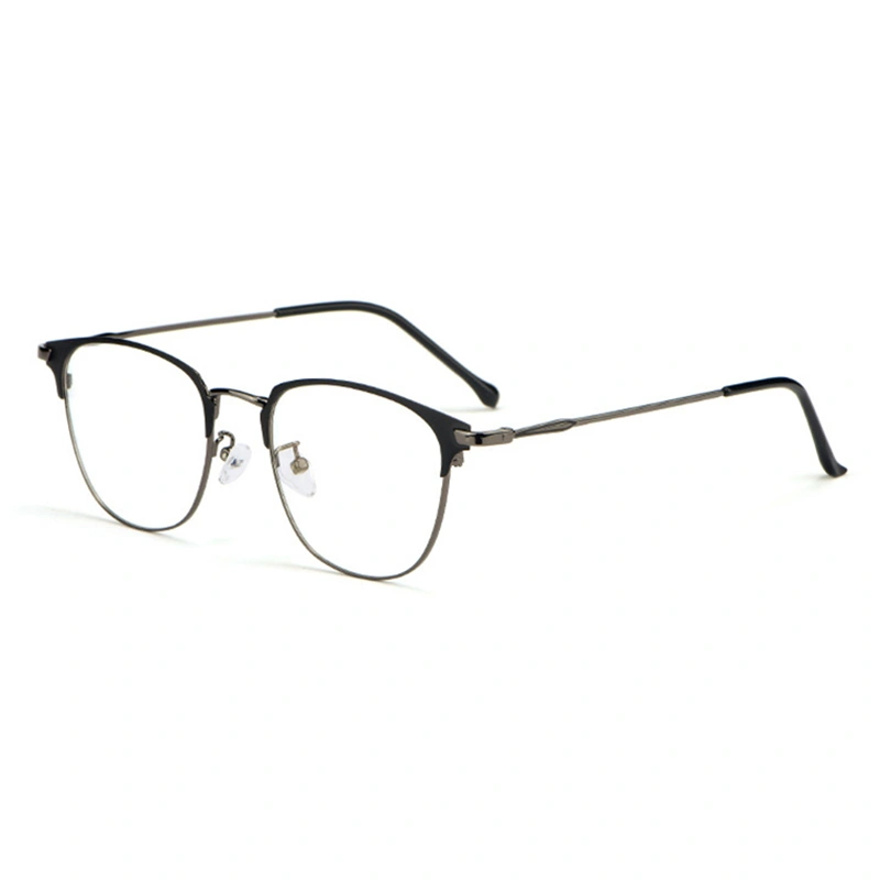 Men's And Women's Full Frame Retro Eyebrow Alloy Eyeglass Frame