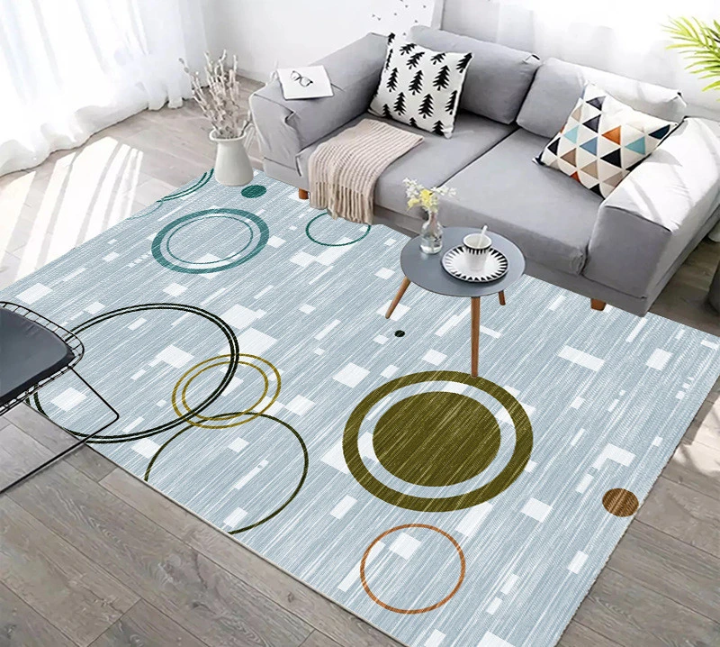 Simple Abstract Children's Crawling Pattern Living Room Carpet