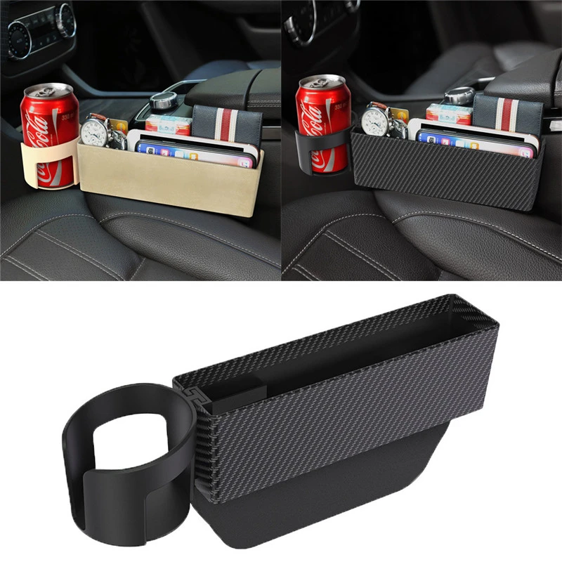 Seat gap storage box