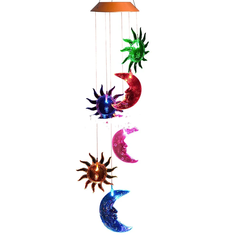 Sun Moon LED color changing decorative lamp