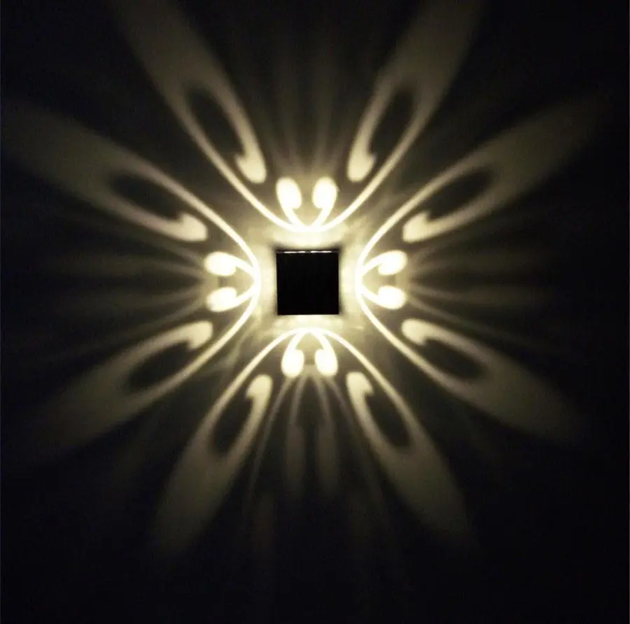 LED aluminum wall light