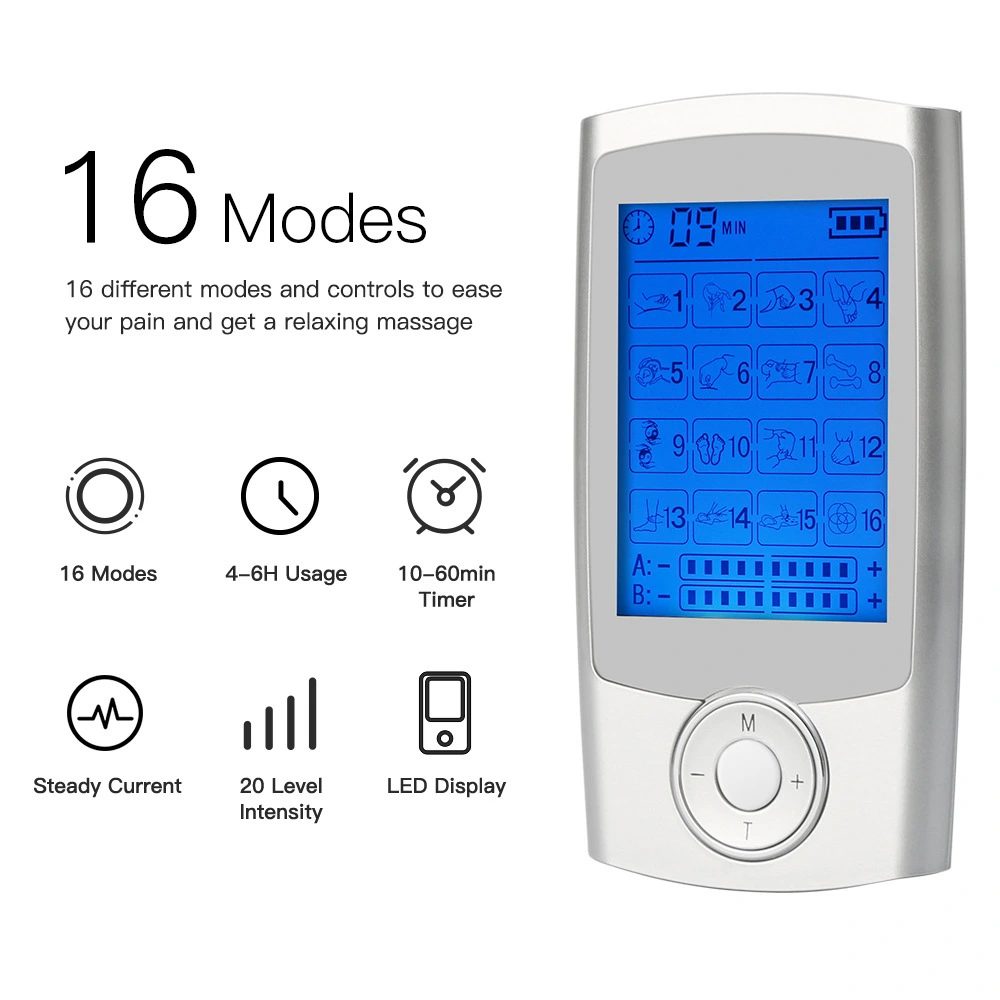 New double 16-mode pulse therapy massage