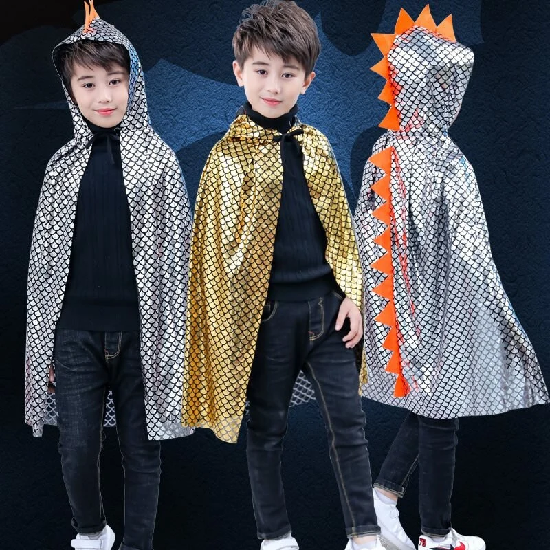 Halloween Ghost Festival Children's Dinosaur Cape Cloak