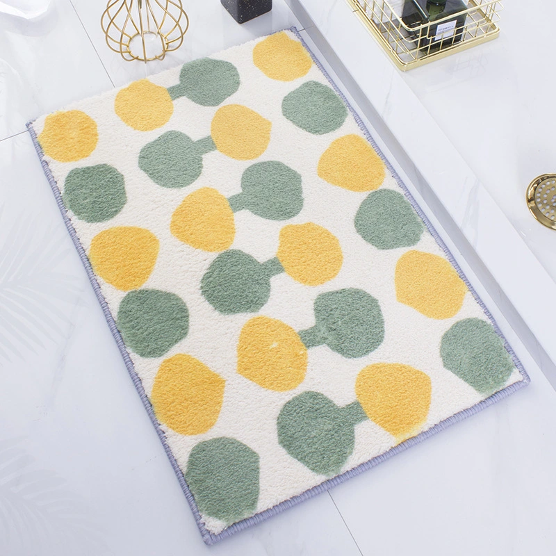 Printed cashmere floor mat