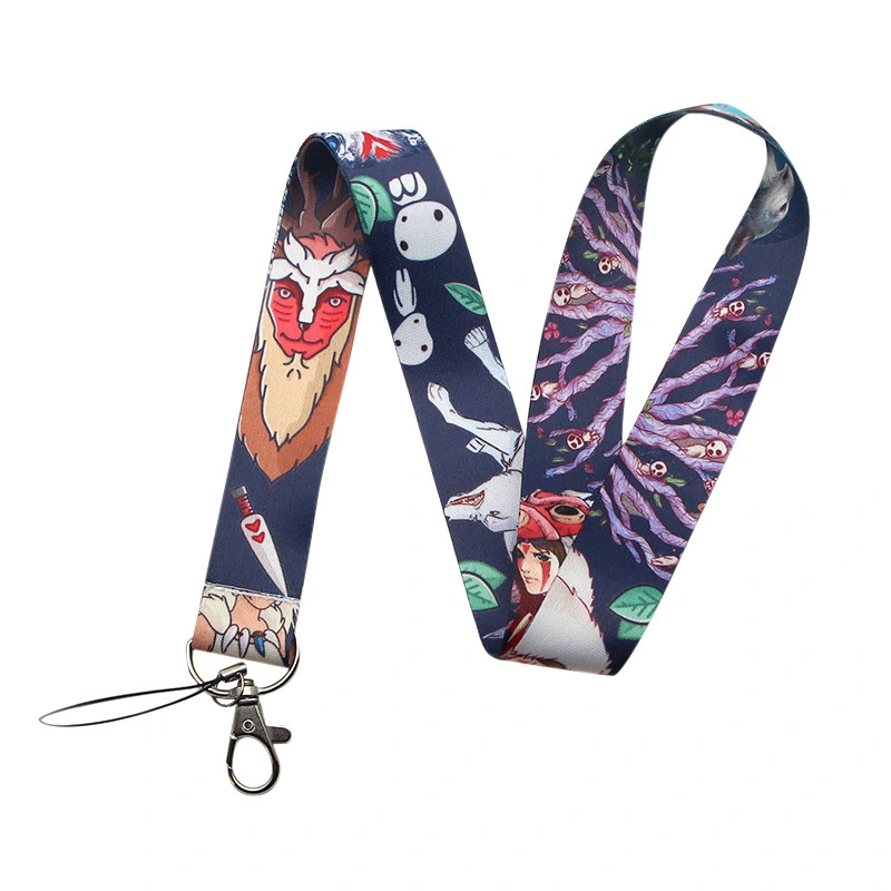 Japanese TV series anime princess Mononoke phone lanyard