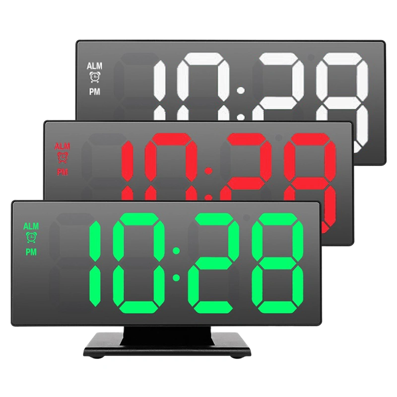 Large screen LED digital clock