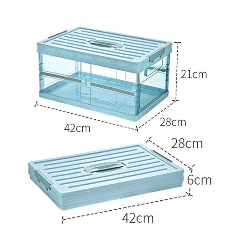 Transparent Car Storage Box, Foldable Trunk Storage Box