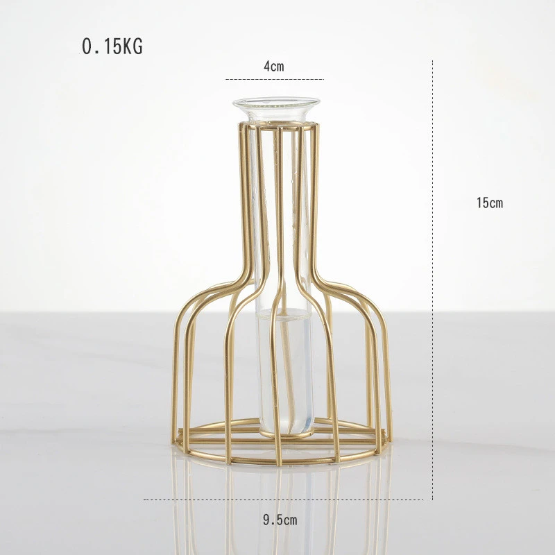 Decoration glass living room test tube vase