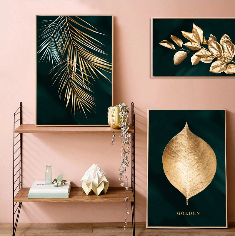 Plant leaf canvas decorative painting core
