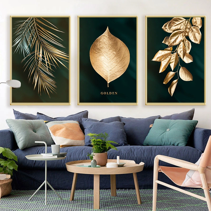 Plant leaf canvas decorative painting core