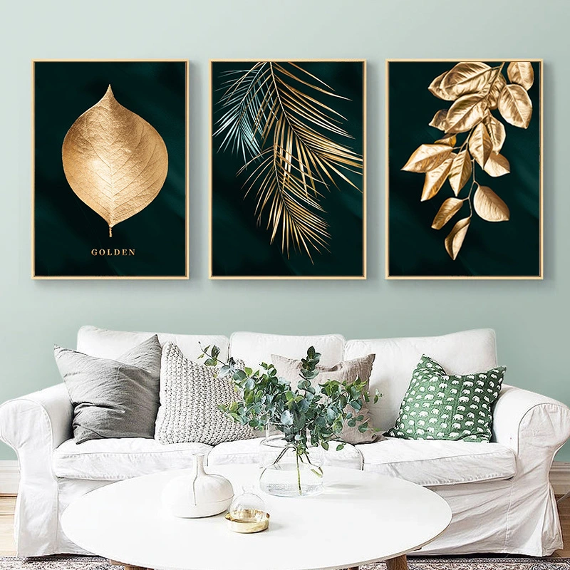 Plant leaf canvas decorative painting core