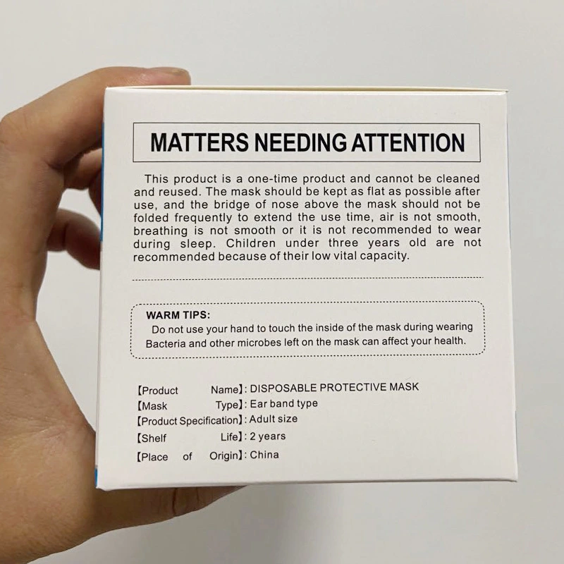 Disposable mask box