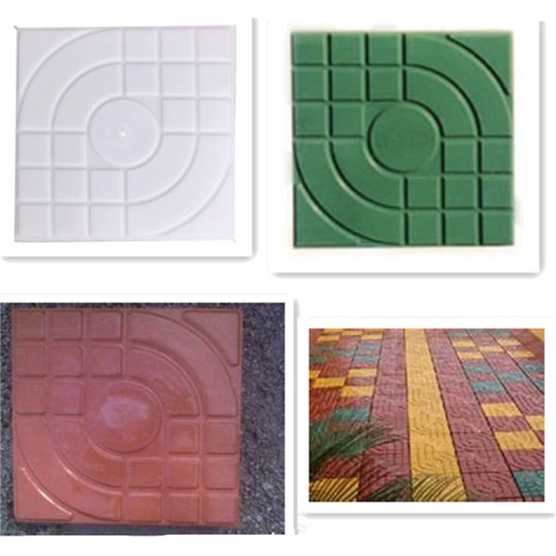 Colorful pavement square brick mold