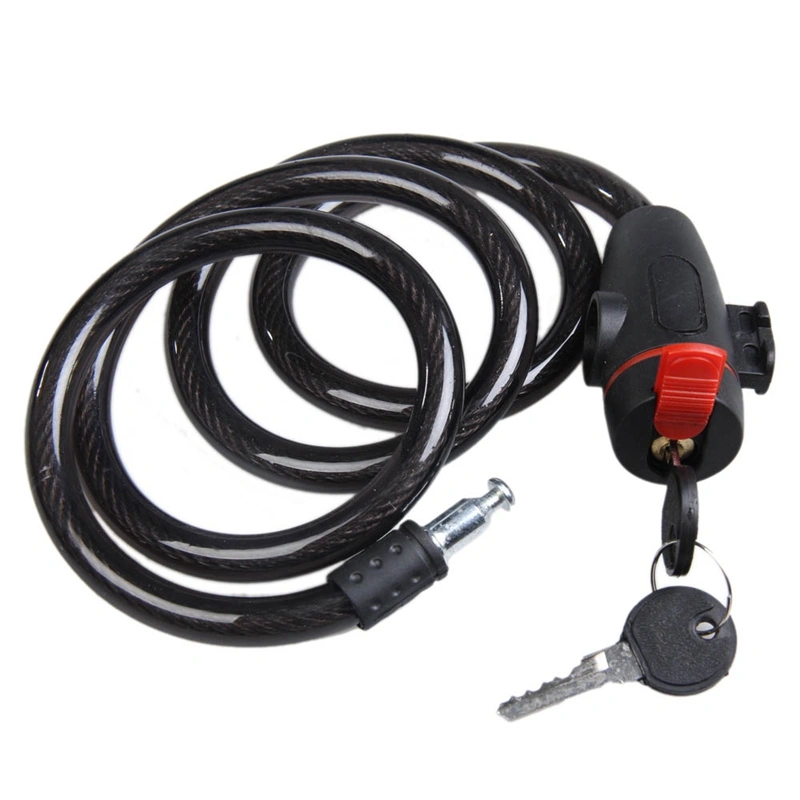 Bicycle mountain bike steel cable lock